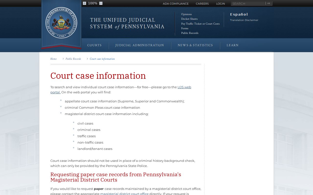Hawley criminal court record access guidance